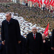 Cumhurbaşkanı Erdoğan ve Binali Yıldırım Anıtkabir'de 
