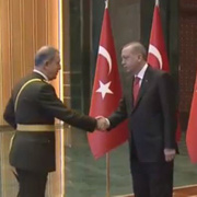Cumhurbaşkanı Erdoğan 29 Ekim tebriklerini külliye de kabul ediyor