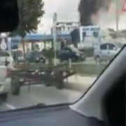 Tuzla'da benzin istasyonunda patlama olay yerinden görüntüler