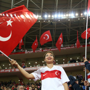 Türkiye Arnavutluk maçı fotoğrafları