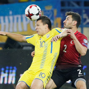 Ukrayna-Türkiye maçından çarpıcı kareler