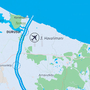 Yeni havalimanı haritasına bakın nerede ve nasıl gidilir işte ulaşım yolları