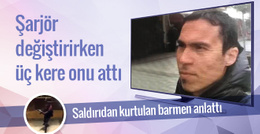 Reina katliamcısı ateş ederken en az 3 kere bakın ne attı!