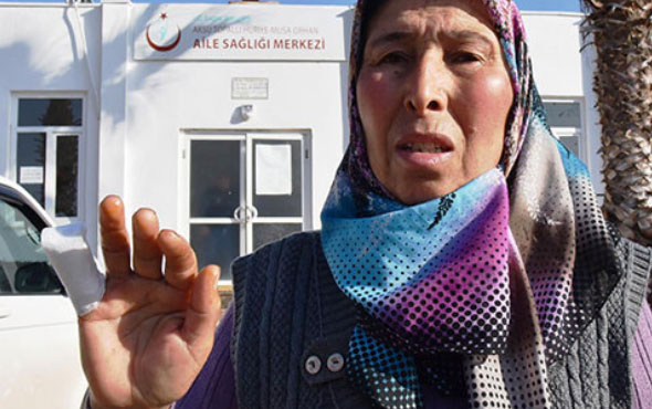 Komşusunun parmağını ısırıp yuttu Komşusunun parmağını ısırıp yuttu