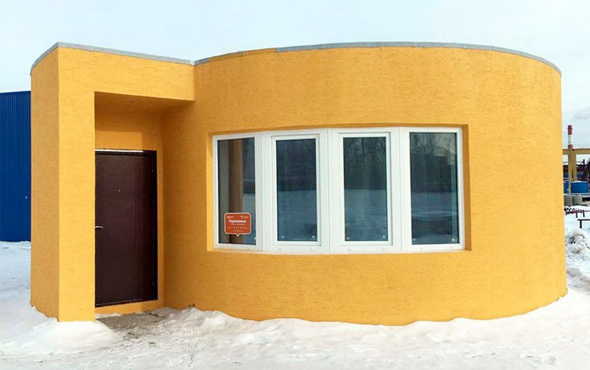 3D yazıcı ile 24 saat içinde ev inşa ettiler