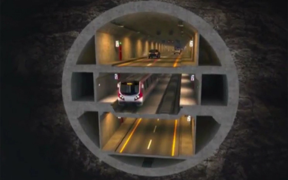3 Katlı Büyük İstanbul Tünel Projesi planları onaylandı 3 Katlı Büyük İstanbul Tünel Projesi planları onaylandı