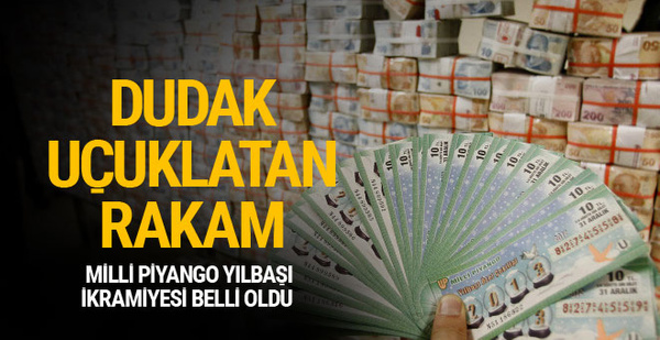 Milli Piyango yılbaşı büyük ikramiyesi belli oldu! Büyük ikramiye ne kadar?
