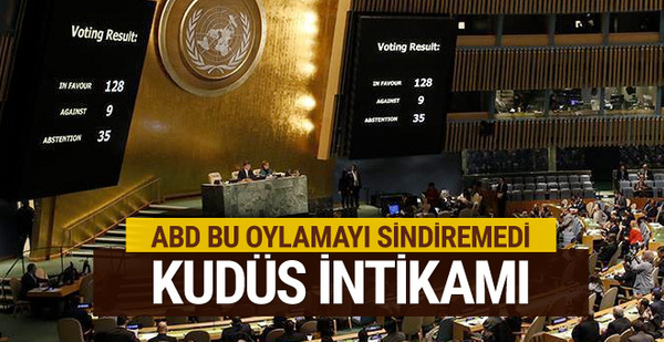 ABD'den BM'ye Kudüs oylaması intikamı