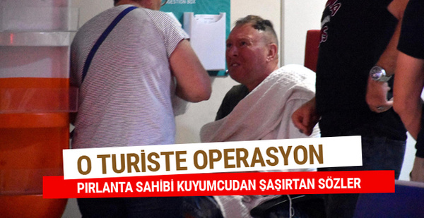 İrlandalı turistin yuttuğu 40 bin dolarlık pırlanta yüzük çıkarıldı