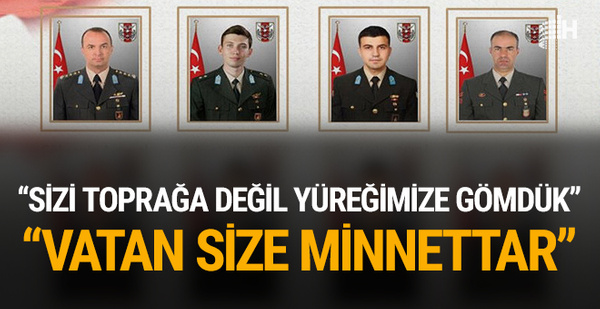Hulusi Akar: 'Sizi toprağa değil yüreğimize gömdük'