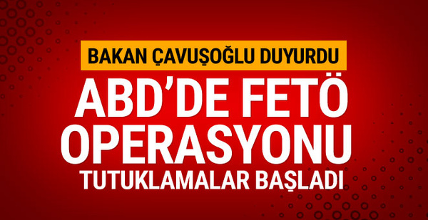 Çavuşoğlu'ndan FETÖ açıklaması: Tutuklamalar başladı