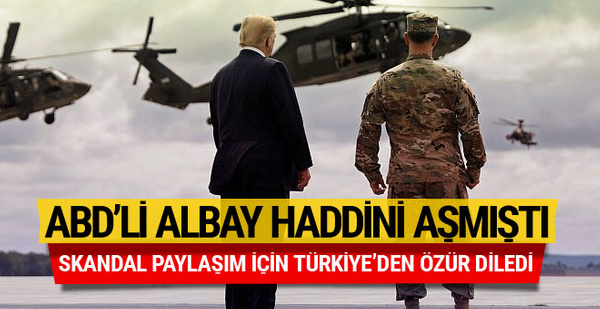 ABD'li albay Türkiye'den özür diledi