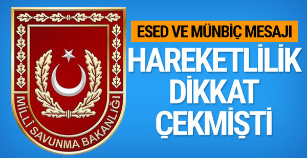 MSB'den Münbiç ve Esed açıklaması