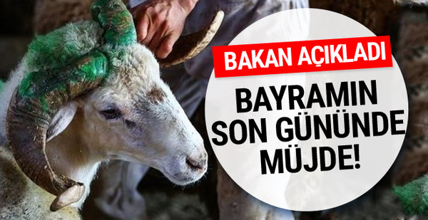 Bakan Pakdemirli açıkladı! Elde kalan kurbanlıklar ne olacak?