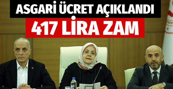 2019 asgari Ã¼creti aÃ§Ä±klandÄ± yeni asgari Ã¼cret net 2 bin 20 lira oldu