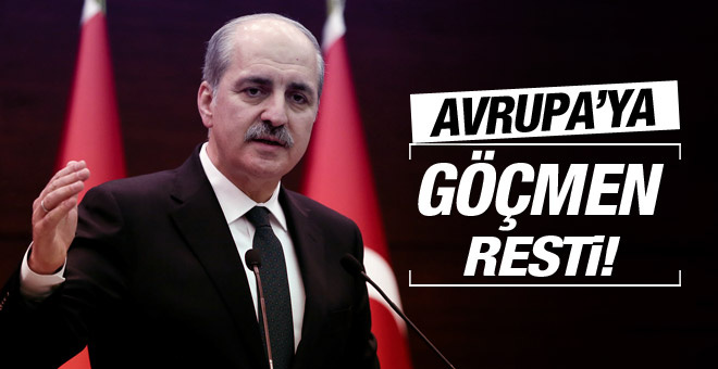AB'ye göçmen resti: Nasıl baş ediyorsanız edin!
