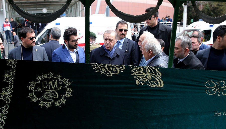  Erdoğan, Abdurrahman Külünk'ün cenaze törenine katıldı