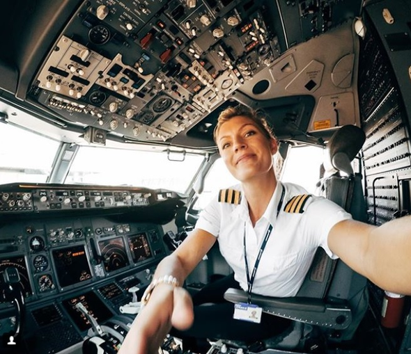 Sosyal medyayı sallayan Türk kadın pilotlar