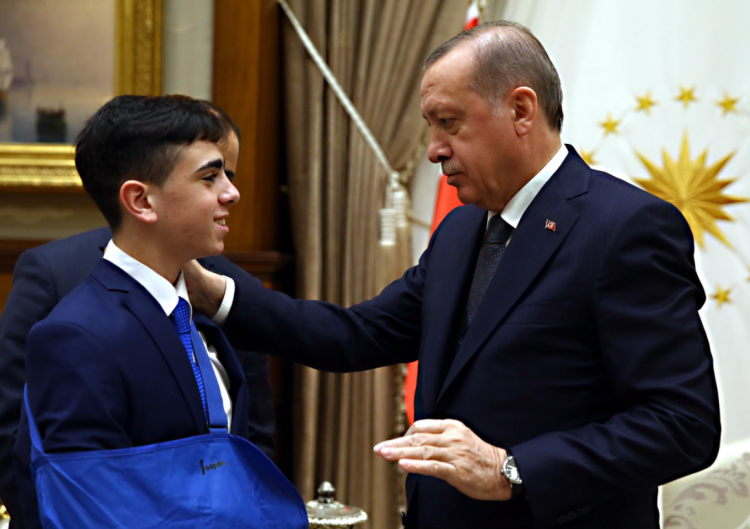 Cumhurbaşkanı Erdoğan Cüneydi'yi kabul etti