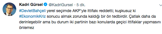 Devlet BahÃ§eli ittifakÄ± bitirdi sosyal medya sallandÄ±! Bomba yorumlar