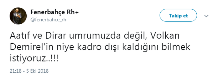 FenerbahÃ§eliler birbirine girdi: 'Kadro dÄ±ÅÄ± yetmez hemen gÃ¶nderin'