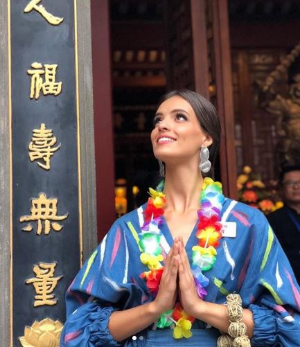 2018 Miss World birincisi Vanessa Ponce de Leon'un instagram halleri