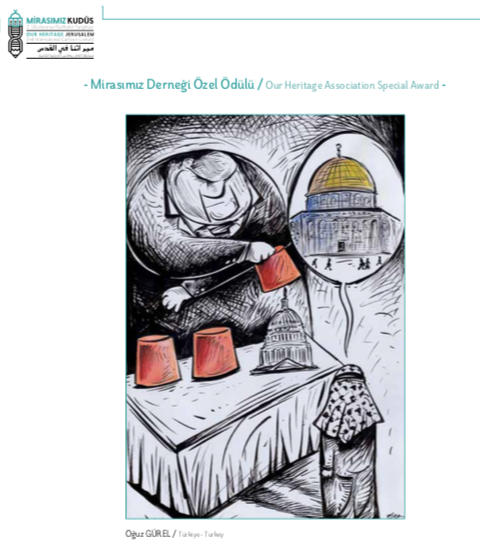 ´2. Uluslararası Mirasımız Kudüs Karikatür Yarışması´nın kazananları belli oldu
