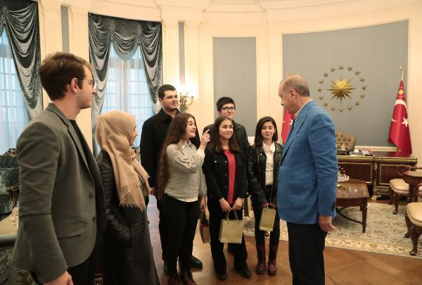 Erdoğan ile görüşen öğrenciler o anları anlattı!