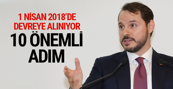 Berat Albayrak açıkladı 1 Nisan 2018'de devreye alınacak Berat Albayrak açıkladı 1 Nisan 2018'de devreye alınacak