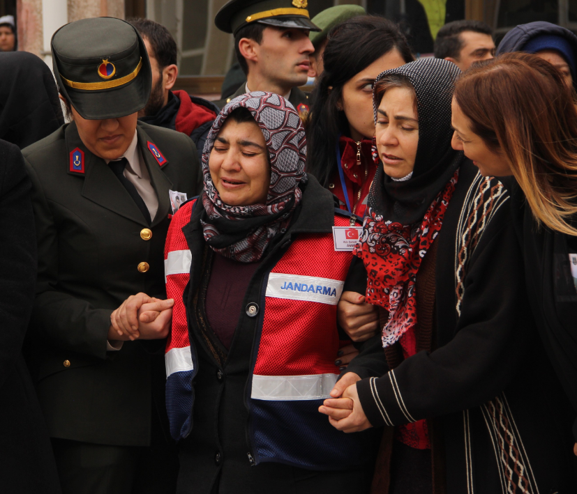 Türkiye yasa boğulmuştu: Afrin şehitlerine son veda!