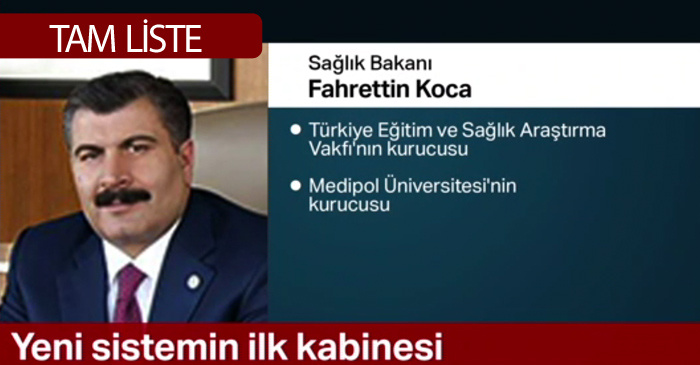 Yeni Bakanlar aslen nereli eÅi ve çocukları ile memleketleri
