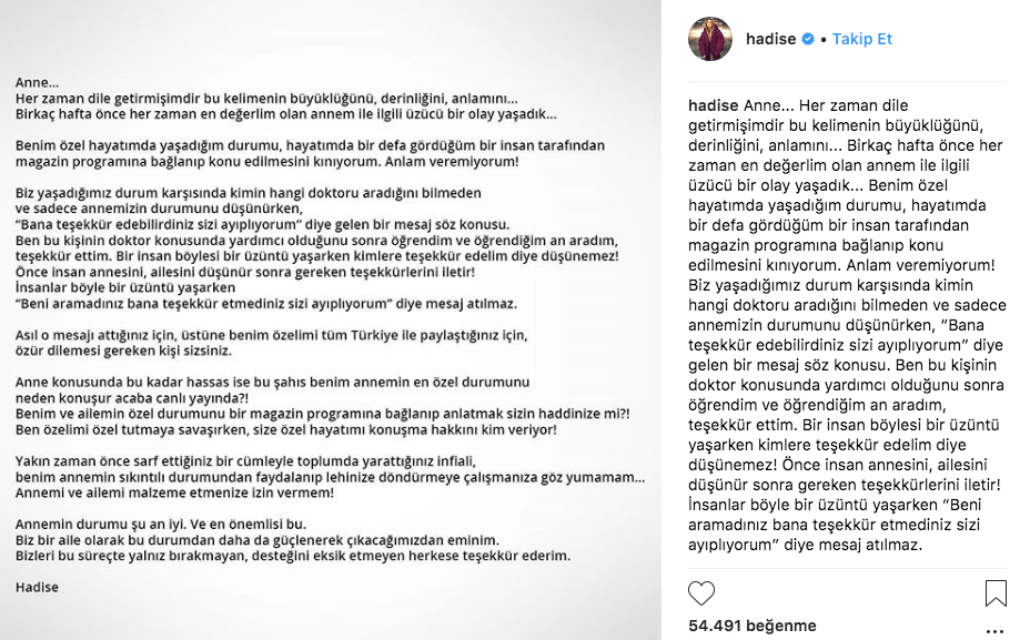 Hadise Nur Yerlitaş'a demediğini bırakmadı 'Sizin ne haddinize!'