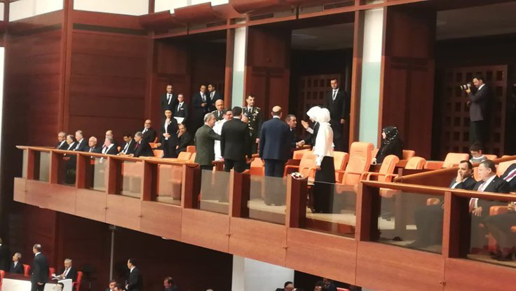 Erdoğan'ın yemin törenini ailesi böyle izledi!