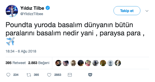 Yıldız Tilbe'den şaşkına çeviren yorum 'Dolar da basarız, nedir yani?'