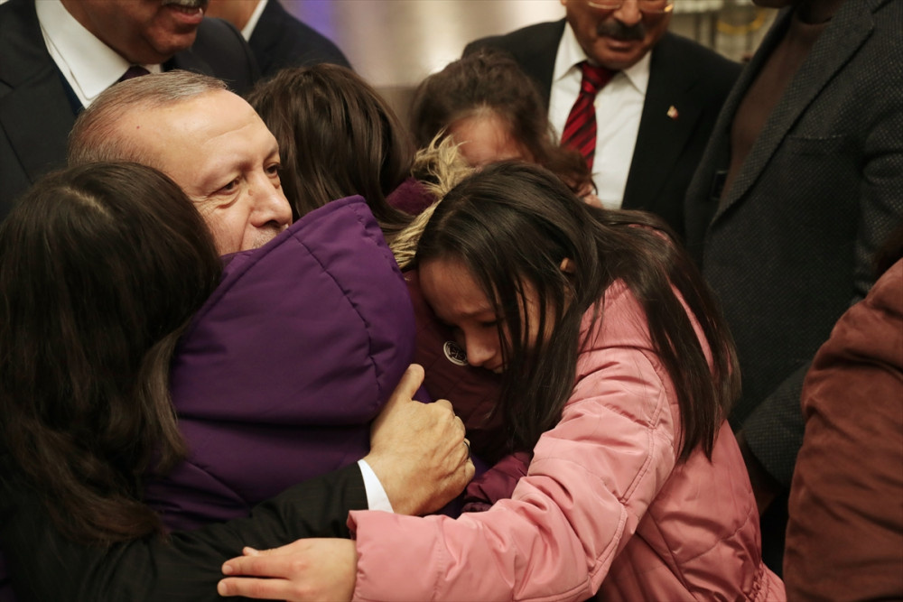 Çocuklardan Cumhurbaşkanı Erdoğan'a sevgi seli