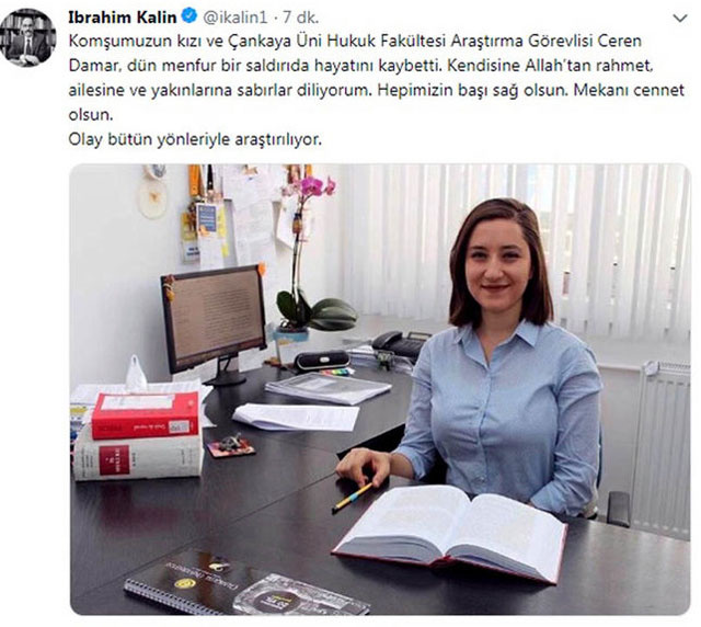 Ceren Damar'ın cenazesinde eşinden katiliyle ilgili ibretlik açıklama