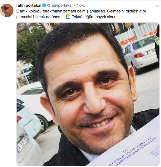 Fatih Portakal emekli oluyor twit attÃ„Â± herkesi Ã…ÂŸaÃ…ÂŸÃ„Â±rtan haberi verdi