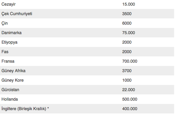 Yurt dışında yaşayan Türk sayısı ülke ülke açıklandı toplasan ülke olur