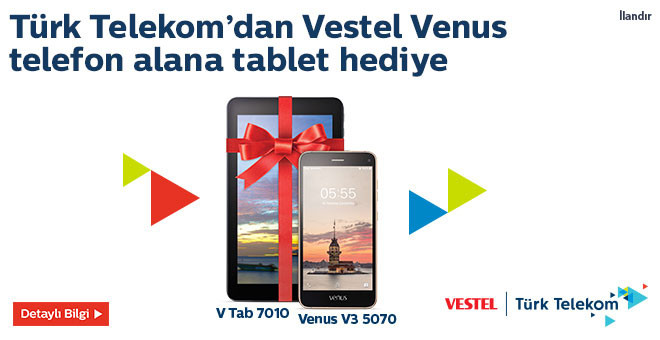 telefon alana tablet hediye