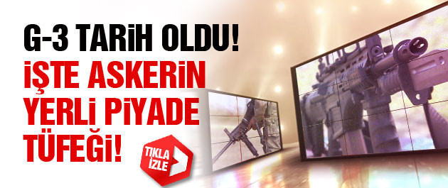 G-3 tarih oldu! İşte Türk askerinin yeni piyade tüfeği!
