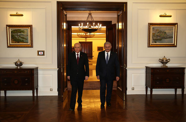 binali yıldırım ve devlet bahçeli