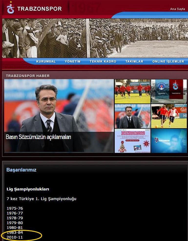 Trabzonspor 7. şampiyonluğunu ilan etti!