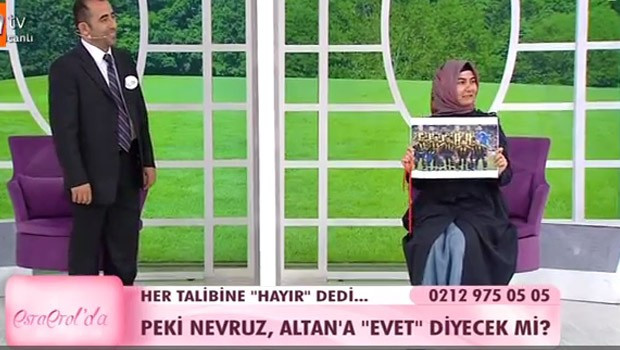 Evlendirme proramında Aziz Yıldırım'a teklif