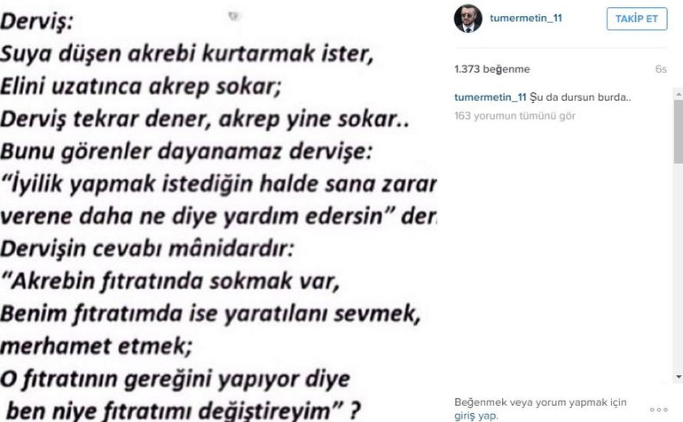 Tümer Metin Aziz Yıldırım'a cevap verdi