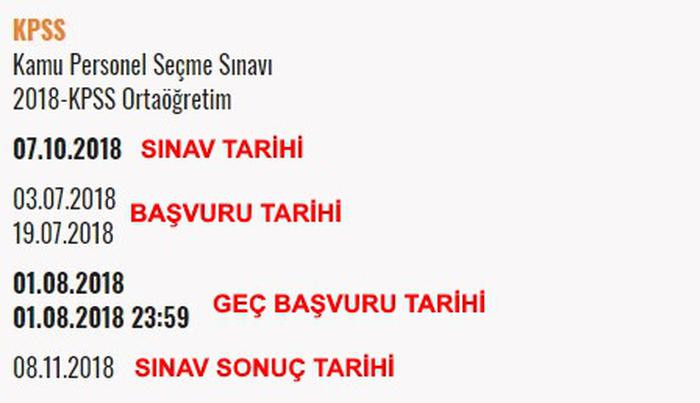 Kpss Ortaogretim Basvuru Ucretleri Kac Para Hangi Banka Internet Haber