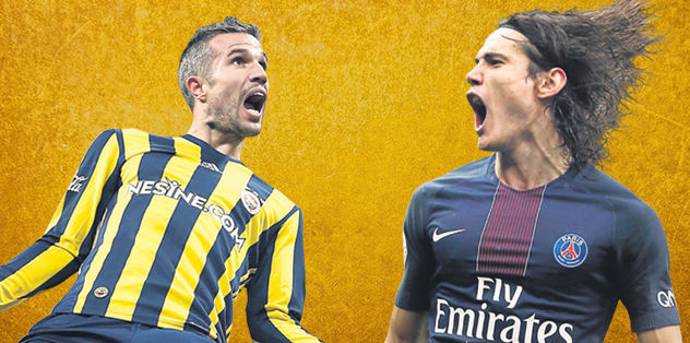 Edinson Cavani van persie