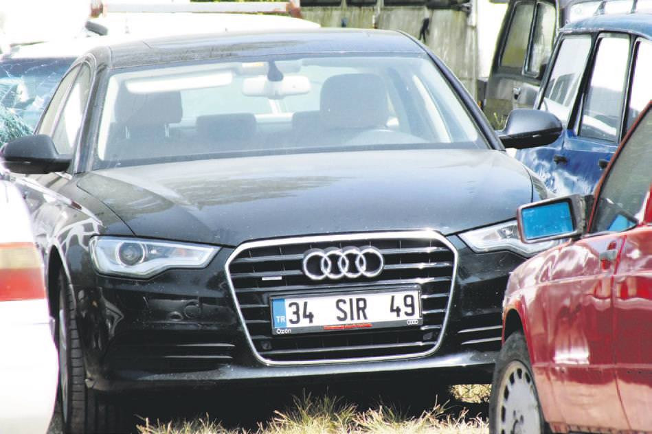 Adil Öksüz'ün arabası