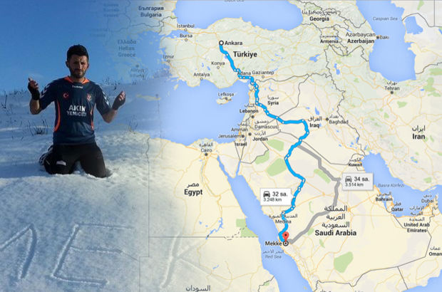 Uşaklı ultra maratoncu Mekke'ye koşacak