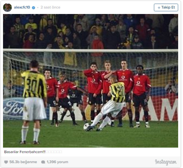 Alex Fenerbahçe'ye mesaj gönderdi