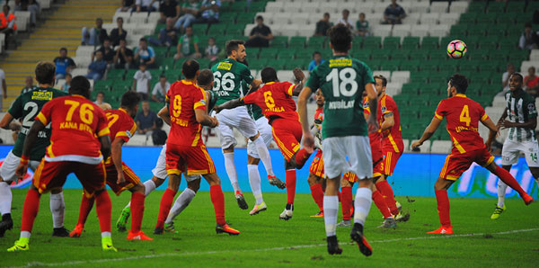 Bursaspor Kayserispor maçı sonucu ve özeti